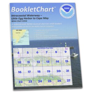 Intracoastal Waterway Little Egg Harbor to Cape May Booklet Chart (NOAA 12316)